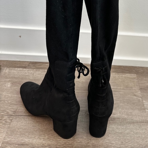 Aldo black thigh high boots women’s size 7 - Picture 2 of 2